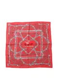 Louis Vuitton Pre-Owned 2024 LV Rope Silk chain-print scarf - Red