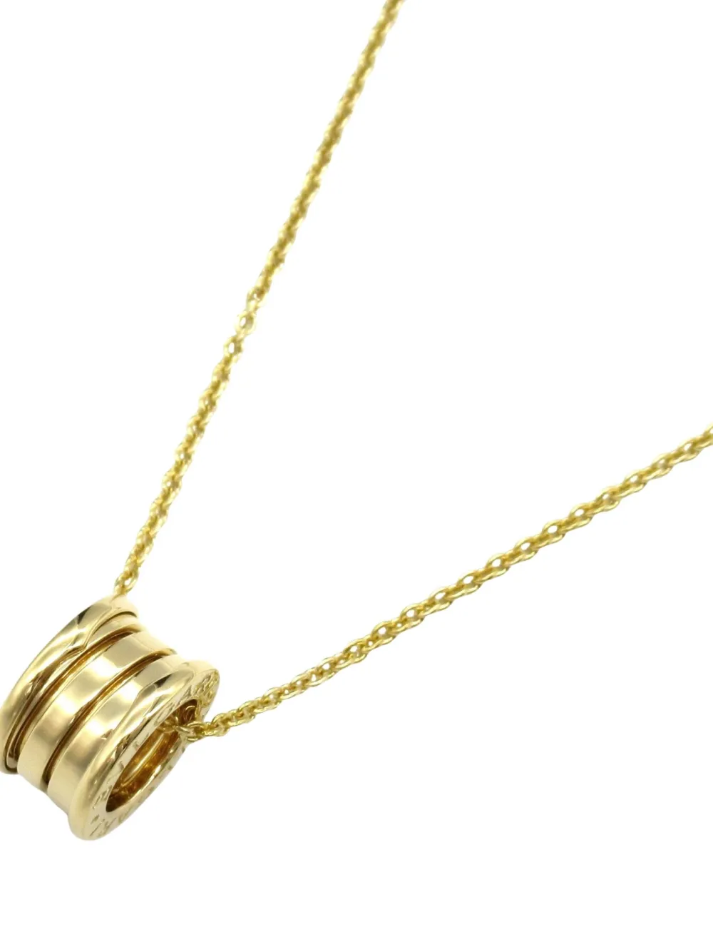 Bvlgari Pre-Owned 2010s 18K yellow gold B.zero1 necklace | Women | Image 2