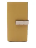 Loewe Pre-Owned 2000s leather vertical wallet - Yellow