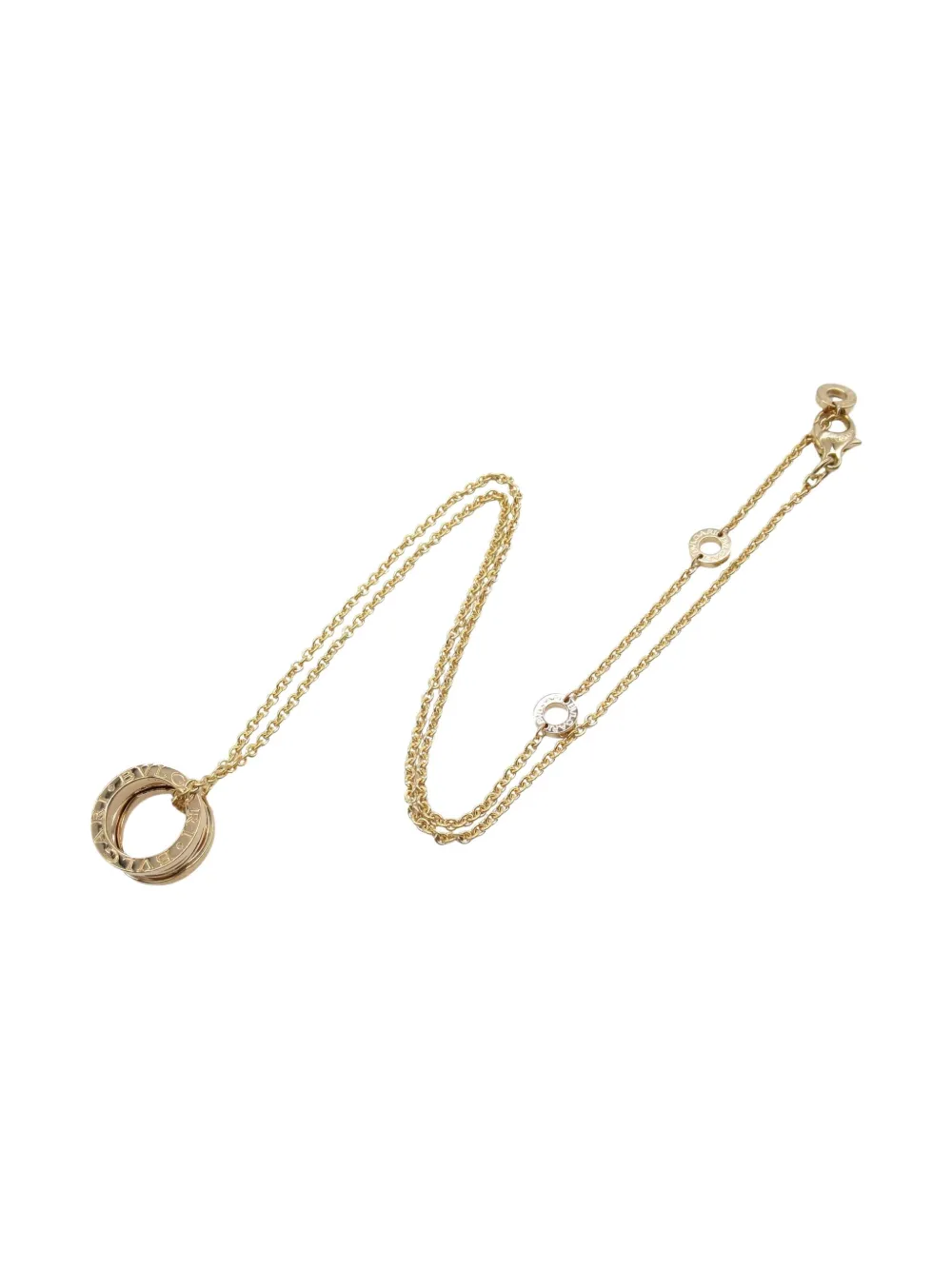 Pre-owned Bvlgari 2010s 18k Rose Gold B.zero1 Ring