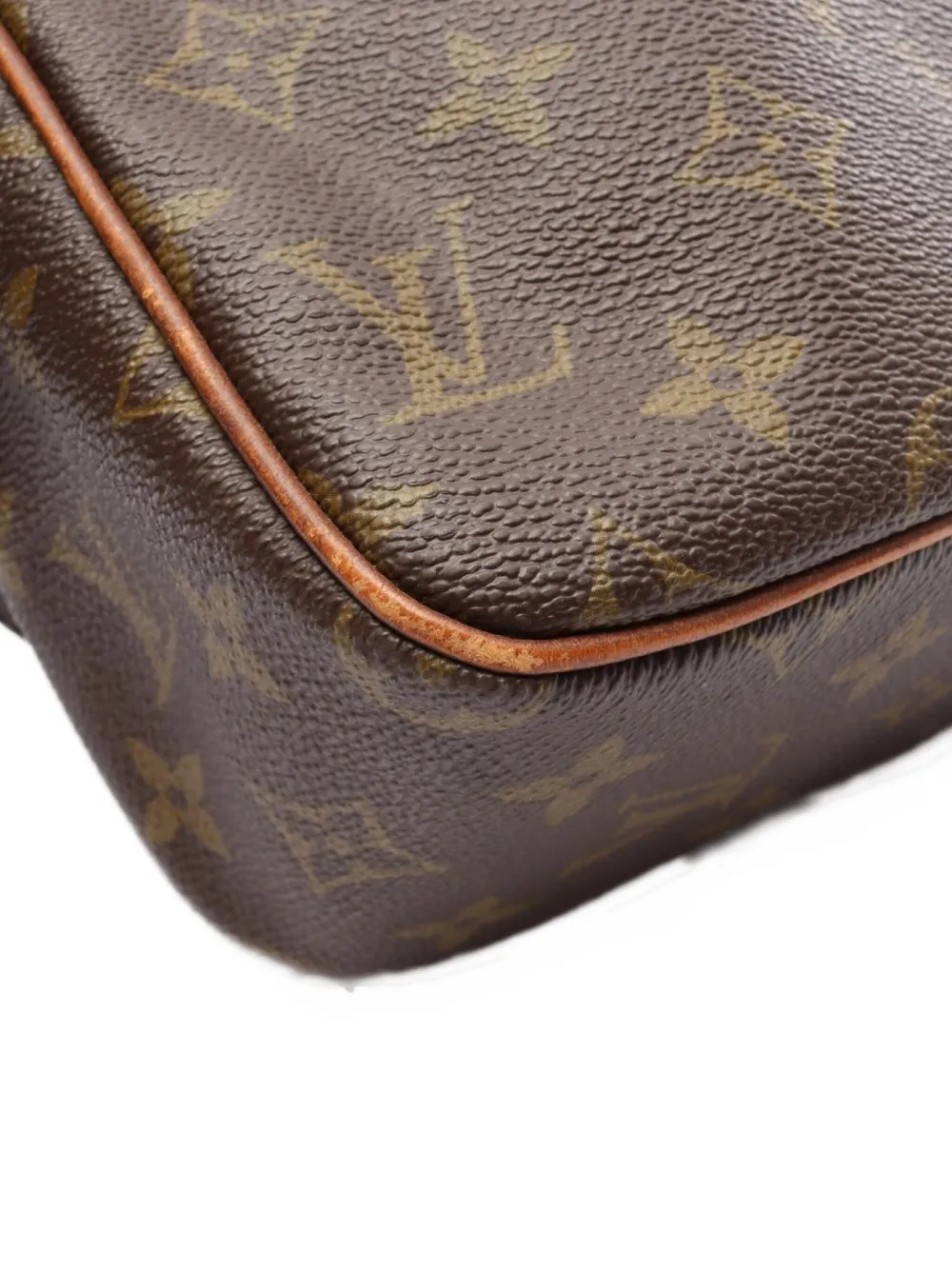Pre-owned Louis Vuitton 1982 Petit Marceau Shoulder Bag In Brown