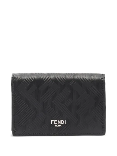 Fendi Pre-Owned 2020s Shadow Zucca card case
