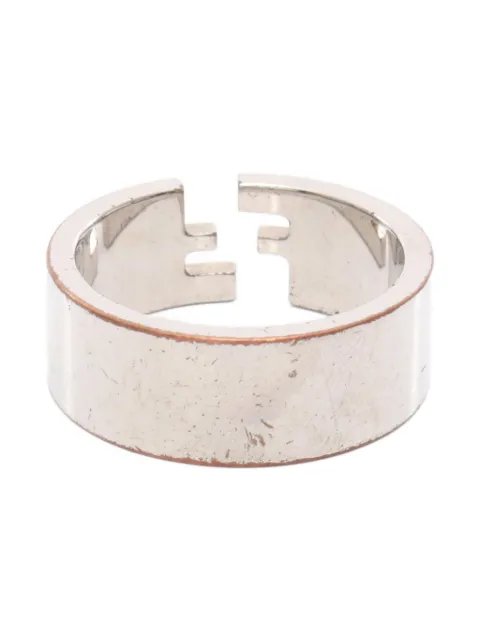 Fendi Pre-Owned 00s FF-logo metal ring