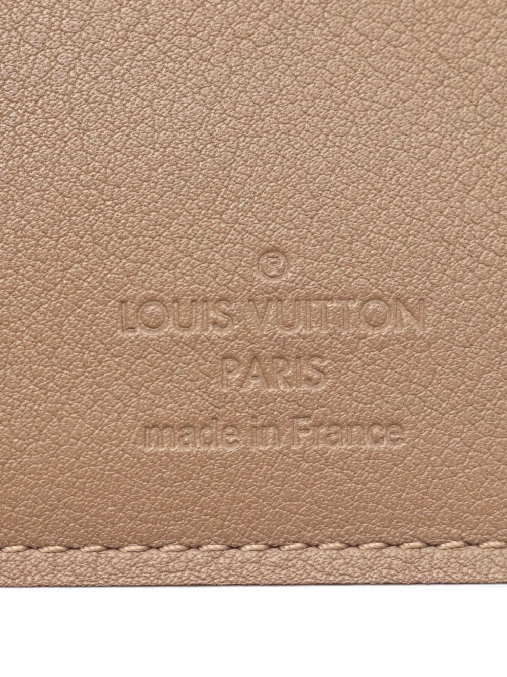 Pre-owned Louis Vuitton 2014 Portefeuil Brother Averne Bi-fold Wallet In Brown