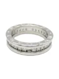 Bvlgari Pre-Owned 2010s 18K white gold B.zero1 diamond ring - Silver