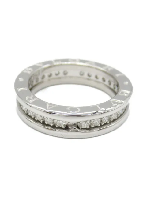Bvlgari Pre-Owned 2010s 18K white gold B.zero1 diamond ring