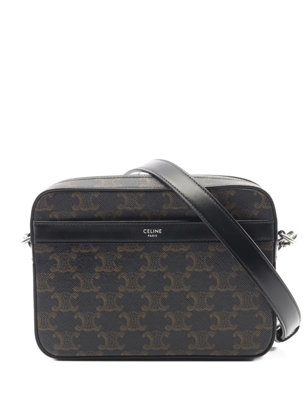 2020s Triomphe-pattern messenger bag