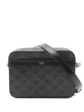 Céline Pre-Owned 2020s Triomphe-pattern messenger bag - Black