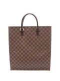 Louis Vuitton Pre-Owned 2005 Sac Plat damier-ebène-canvas tote bag - Brown