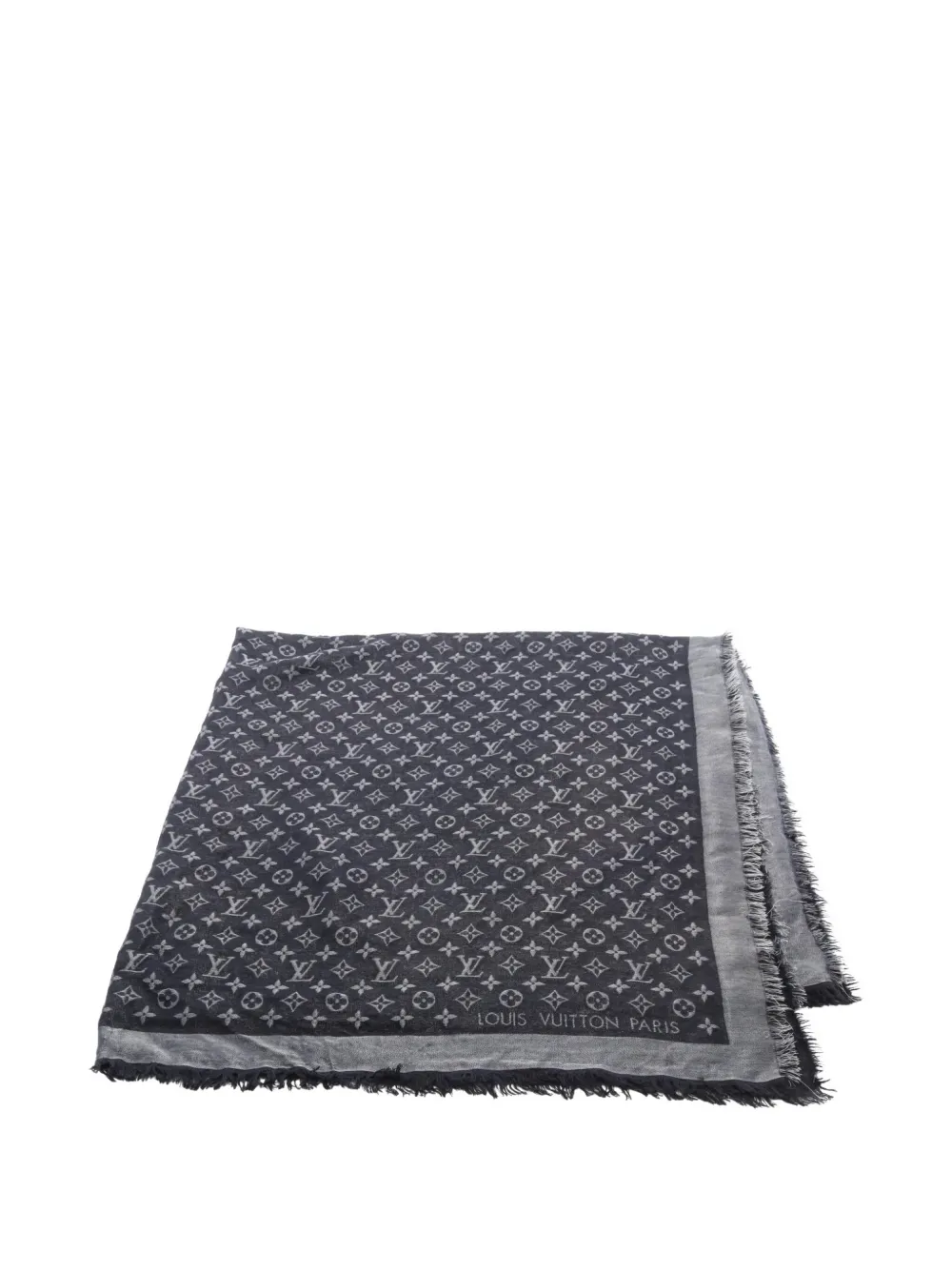 2016 monogram fringe shawl
