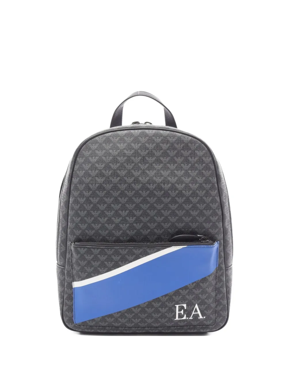 2010s stripe-detail backpack