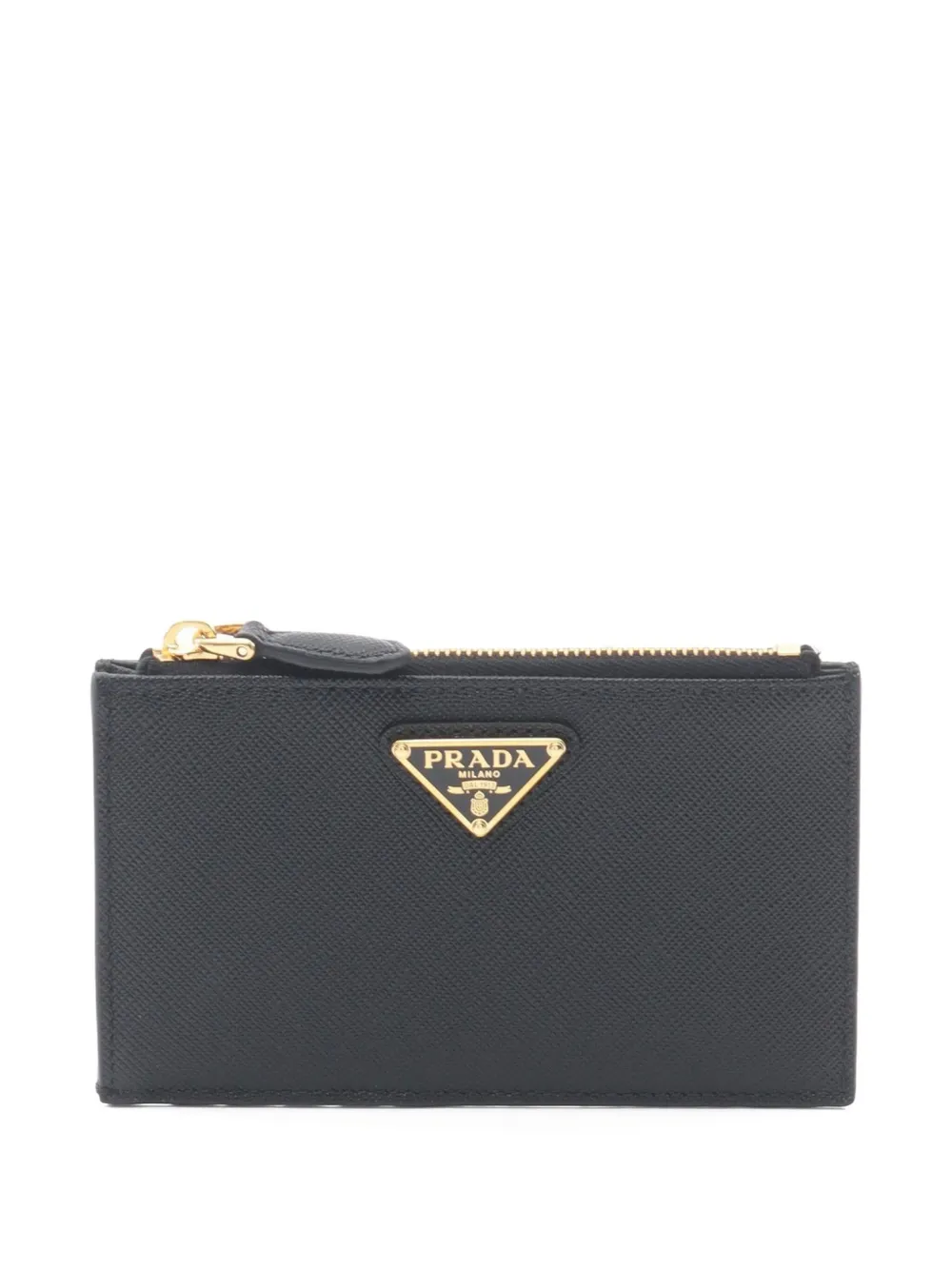 Prada Pre-Owned 2020s サフィアーノレザーカードケース - ブラック Prada Pre-Owned 2020s サフィアーノレザーカードケース - ブラック