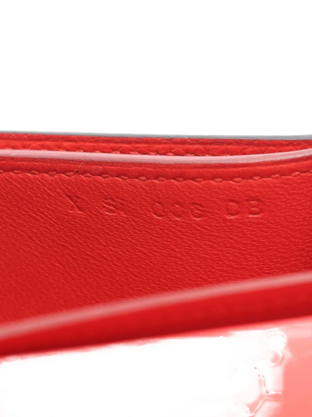 Pre-owned Hermes 2016 Passant Bi-fold Leather Wallet In Red