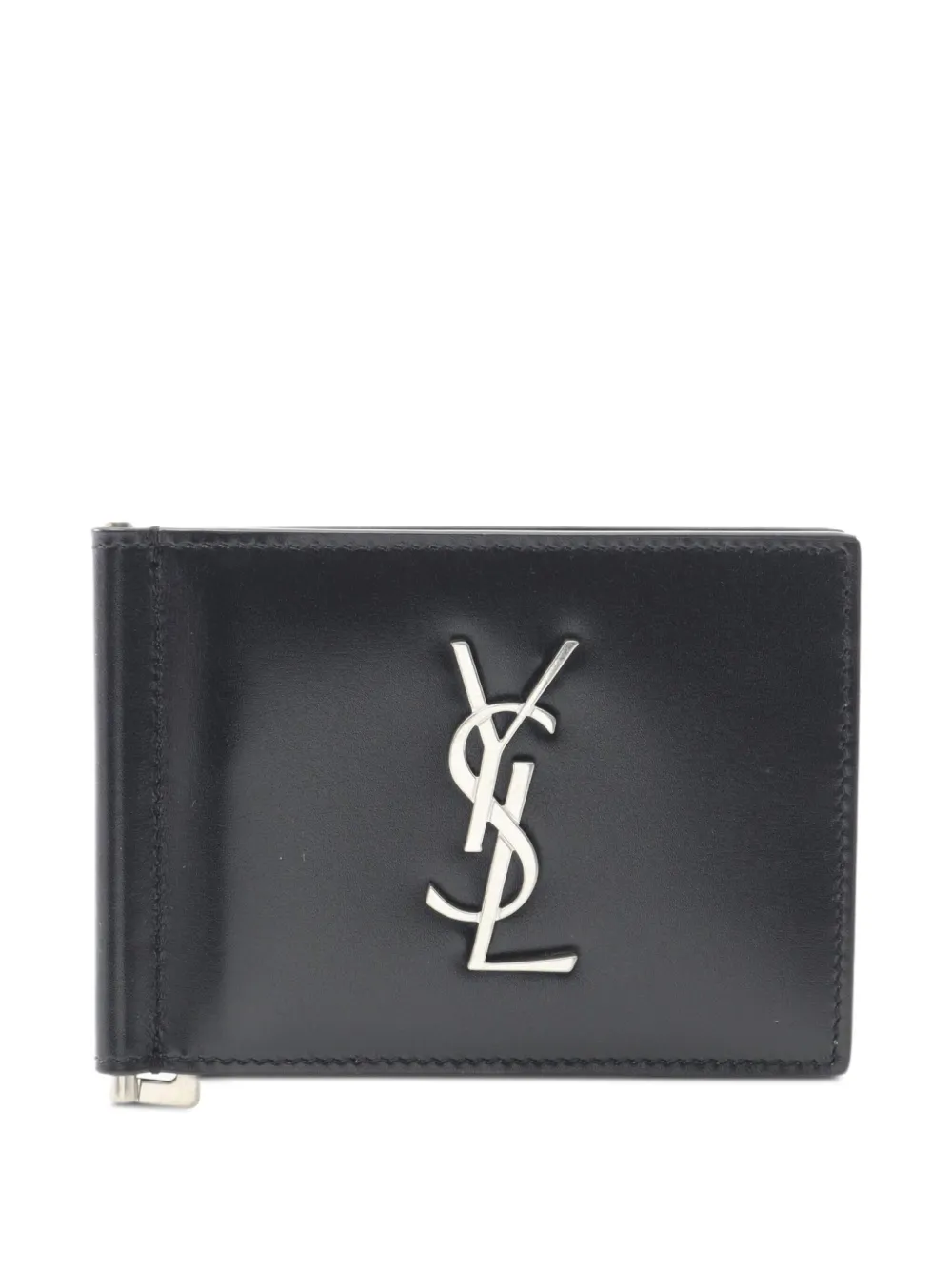 Saint Laurent Pre-Owned 2020s モノグラム マネークリップ財布 - ブラック Saint Laurent Pre-Owned 2020s モノグラム マネークリップ財布 - ブラック