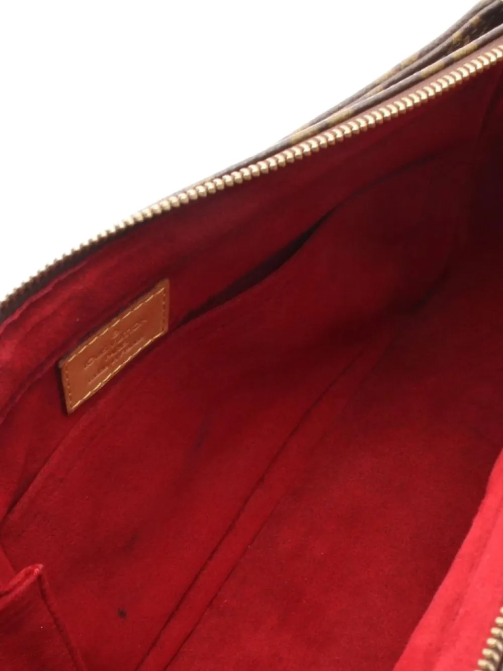 Pre-owned Louis Vuitton 2004 Vivacite Gm Shoulder Bag In Brown