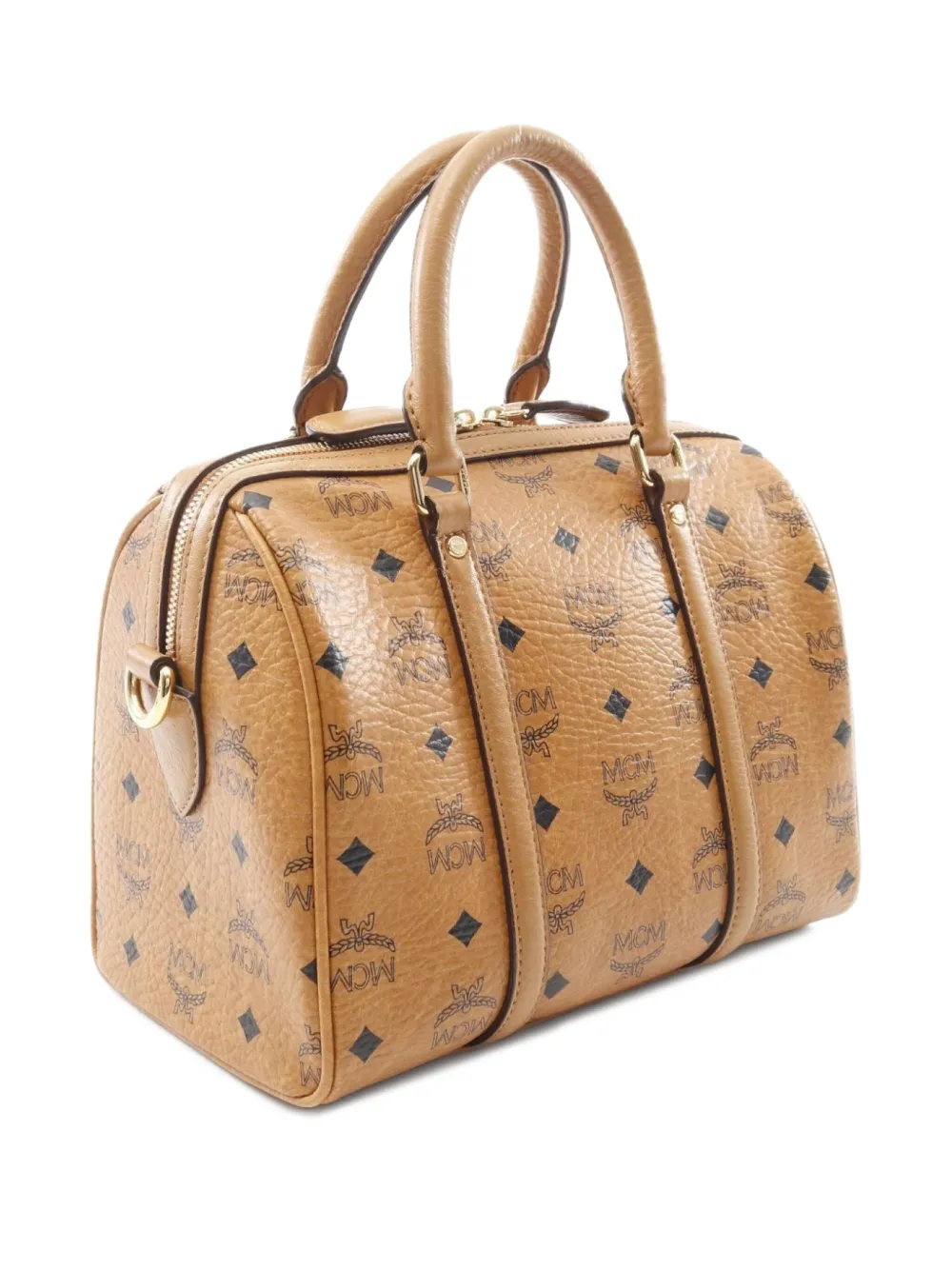MCM Pre-Owned 2010s mini Visetos boston bag | Image 2