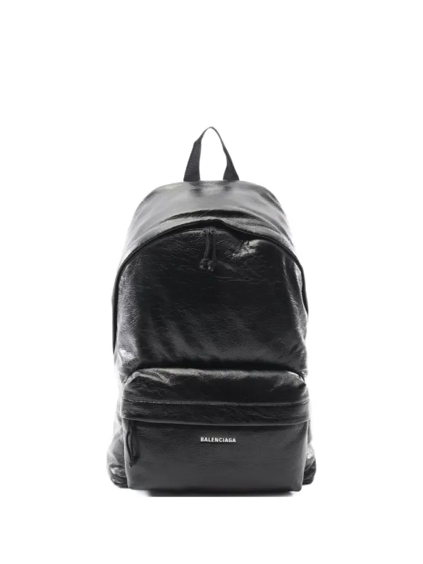 BALENCIAGA ブラック レザーバックパック 楽天市場】バレンシアガ・BALENCIAGA バックパック レザー 黒