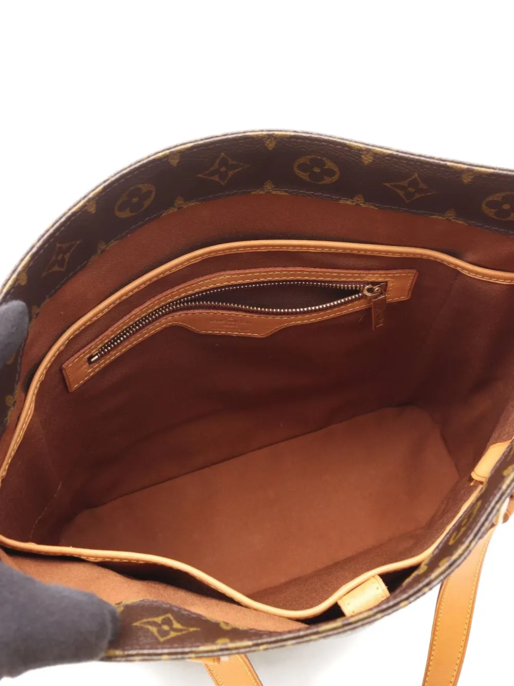 Pre-owned Louis Vuitton 2002 Vavin Gm Tote Bag In Brown