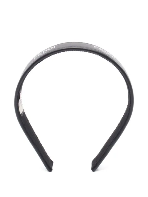 Fendi Pre-Owned 2010s leather logo headband