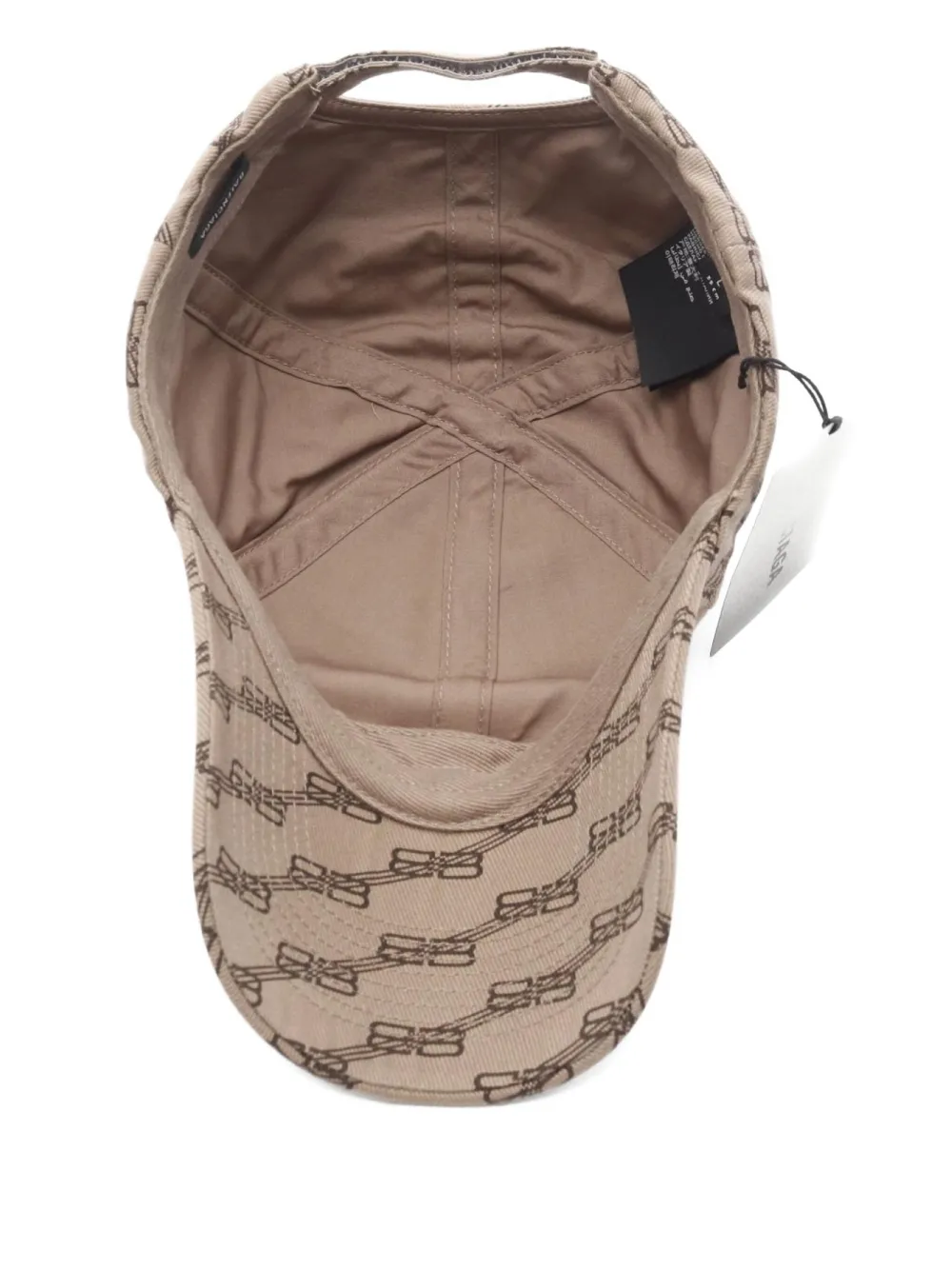 Pre-owned Balenciaga 2020 Bb-monogram Baseball Cap In Brown
