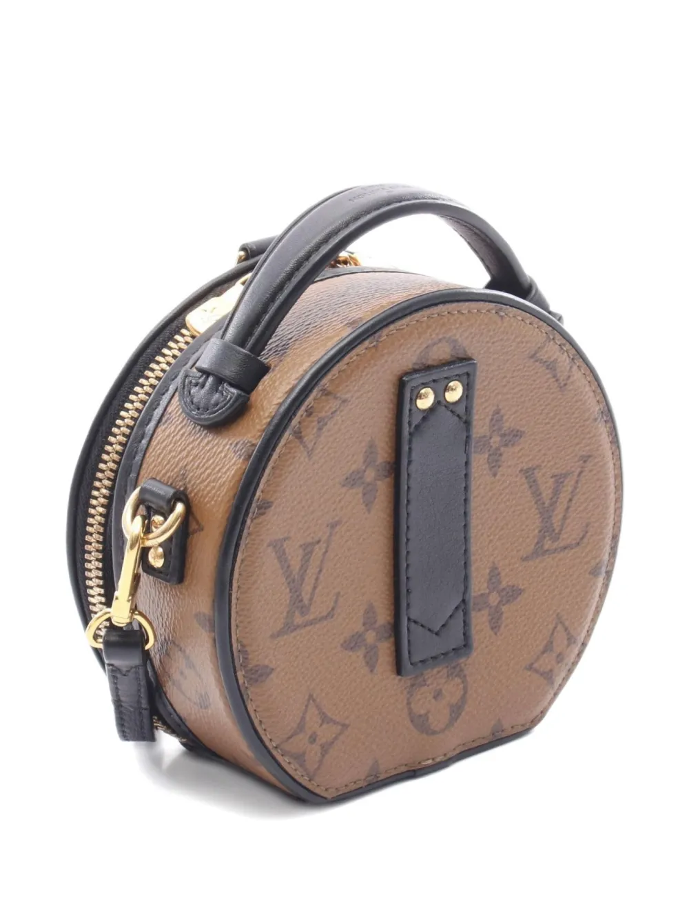 Pre-owned Louis Vuitton 2021 Mini Monogram Round Handbag In Brown