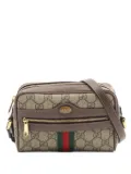 Gucci Pre-Owned 2010s small Ophidia GG-supreme monogram cross body bag - Neutrals