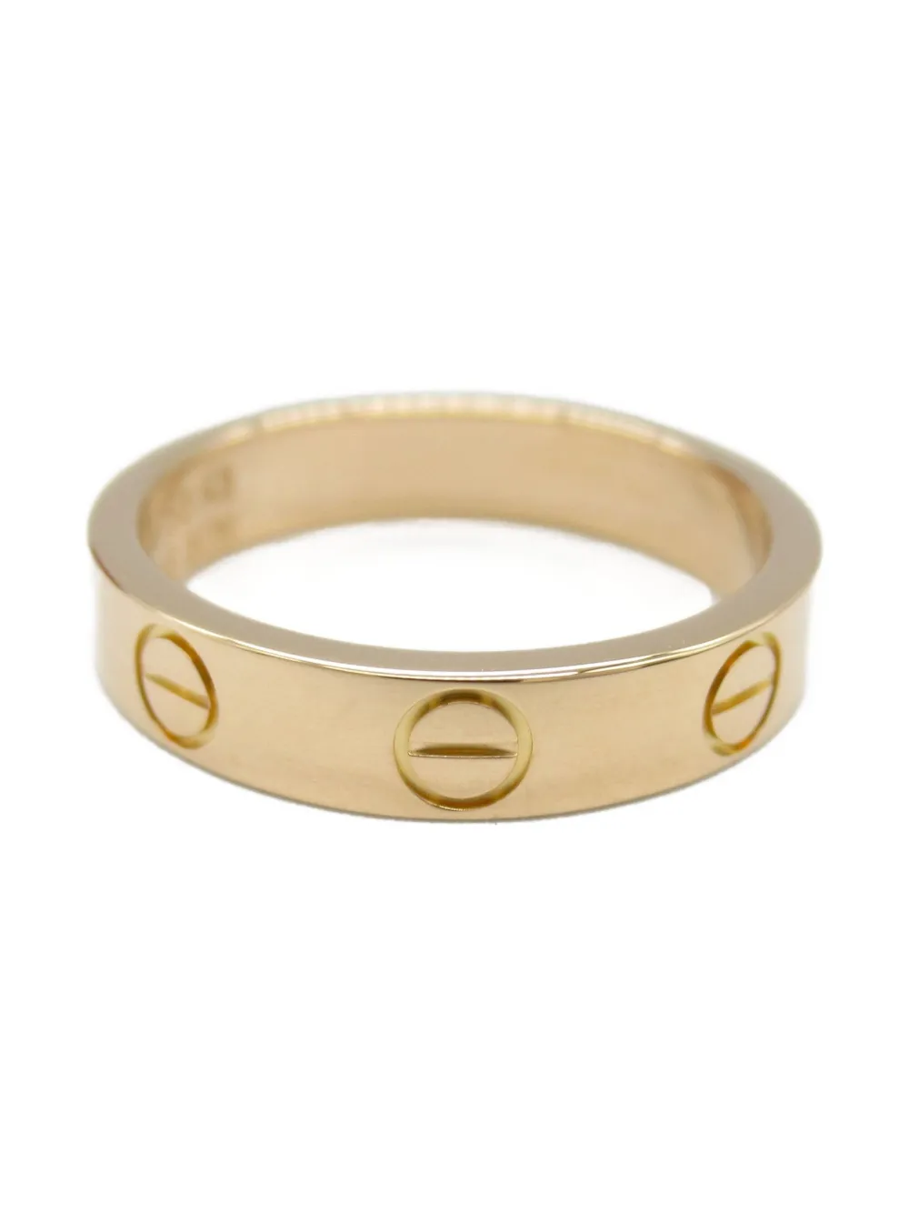 Cartier 2010s ミニ ラブ リング 18Kローズゴールド - ゴールドトーン Cartier 2010s ミニ ラブ リング 18Kローズゴールド - ゴールドトーン