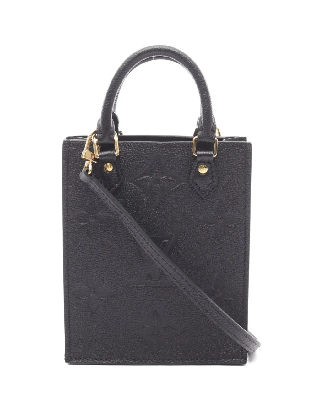 Louis Vuitton Pre-Owned 2021s Petite Sac Plat monogram tote bag - ブルー Louis Vuitton Pre-Owned 2021s Petite Sac Plat monogram tote bag - ブルー