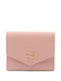 Miu Miu Pre-Owned 2020s leather trifold wallet - Pink