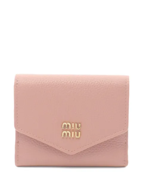 Miu Miu Pre-Owned 2020s leather trifold wallet