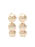 Céline Pre-Owned pearl gold plated earrings