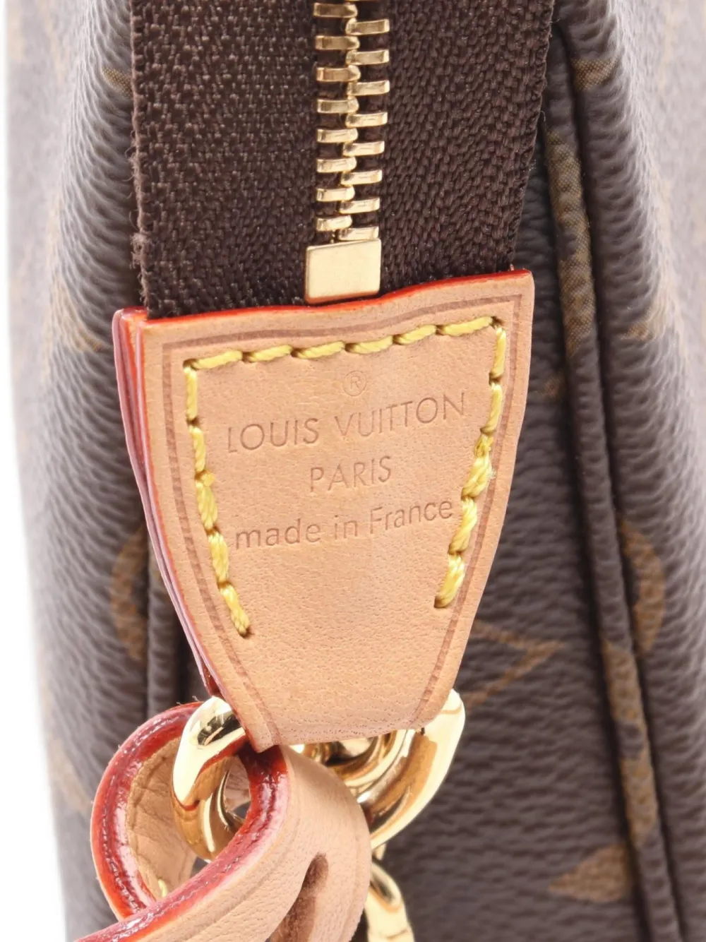 Pre-owned Louis Vuitton 2021 Monogram Pochette Accessoires Handbag In Brown
