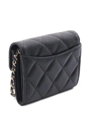 最終値下げ！CHANEL 新品未使用 CHANEL シャネル クラシックチェーンウォレット ブラック／SV
