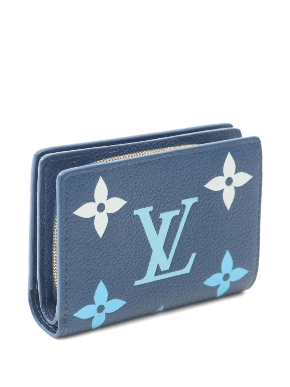 Louis Vuitton Pre-Owned 2021 二つ折り財布 - ブルー Louis Vuitton Pre-Owned 2021 二つ折り財布 - ブルー