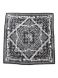 Louis Vuitton Pre-Owned 2024 paisley-pattern silk scarf - Black