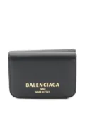 Balenciaga Pre-Owned tri-fold leather wallet - Black
