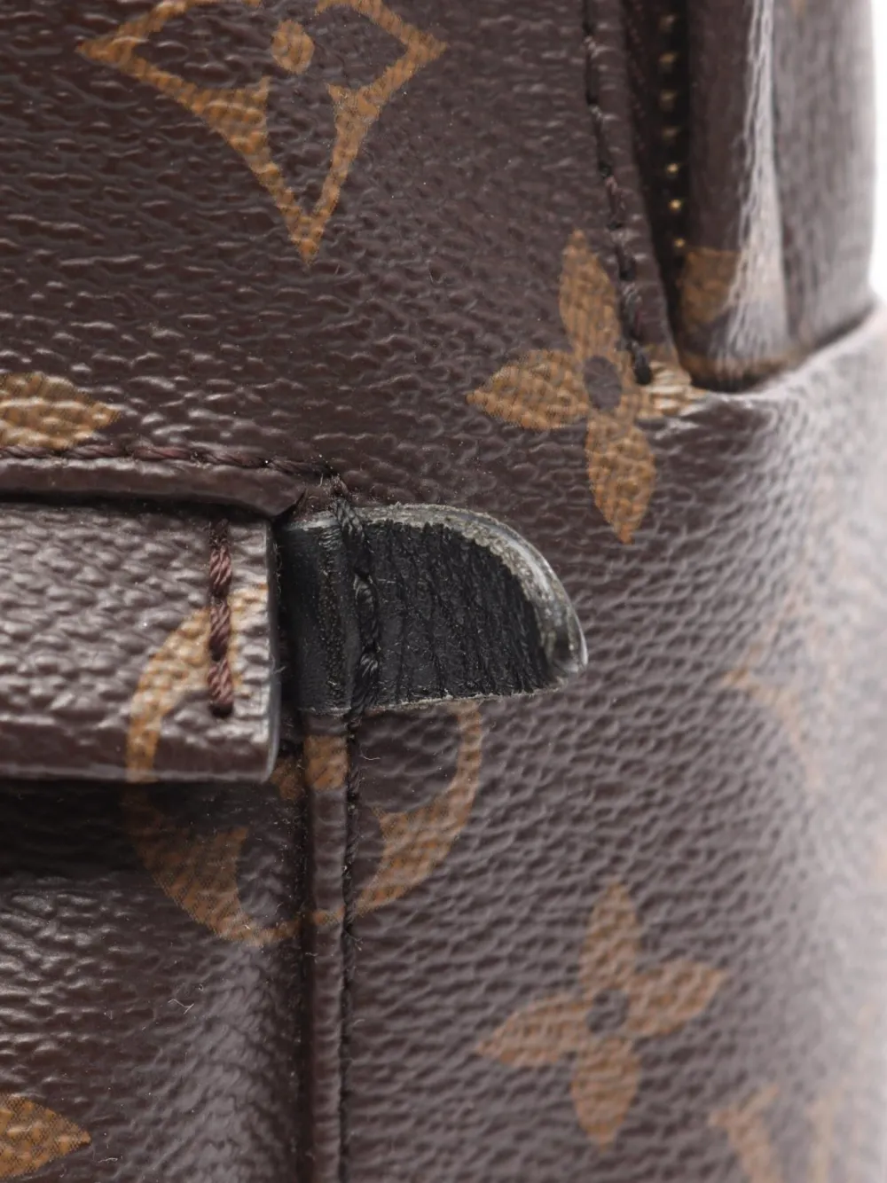 Pre-owned Louis Vuitton 2016 Palm Springs Monogram-canvas Backpack In Brown