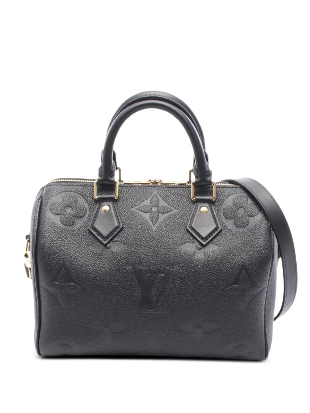 Louis Vuitton Pre-Owned 2021 スピーディ 25 バンドリエール 2wayハンドバッグ - ブラック Louis Vuitton Pre-Owned 2021 スピーディ 25 バンドリエール 2wayハンドバッグ - ブラック
