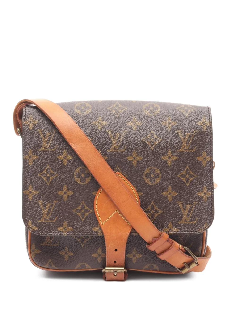 Louis Vuitton Pre-Owned 1988 カルトシエ MM ショルダーバッグ - ブラウン