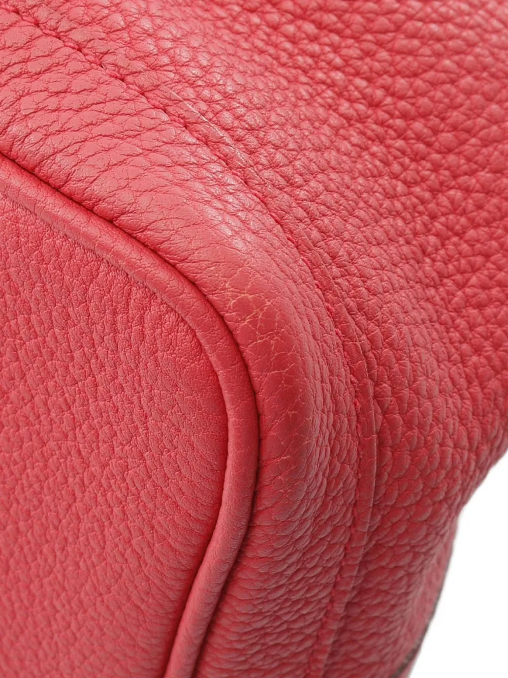 Pre-owned Hermes 2015 Negonda Leather Garden Party Handbag In Pink