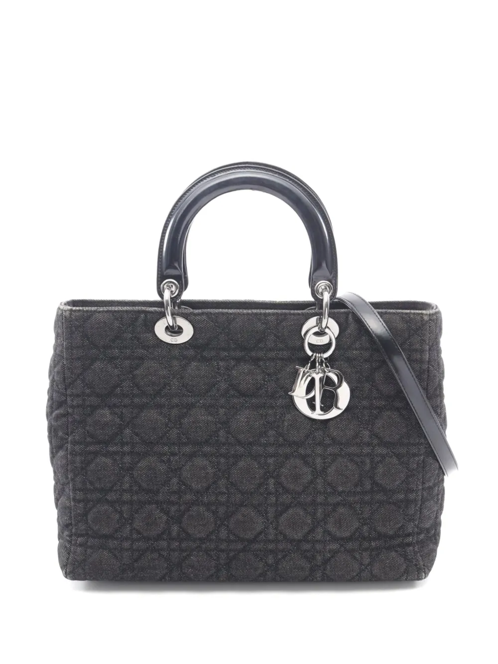 Christian Dior Pre-Owned 2000s large Lady Dior handbag | Black | Image 1