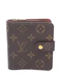 Louis Vuitton Pre-Owned 2000s monogram press-stud bi-fold wallet - Brown
