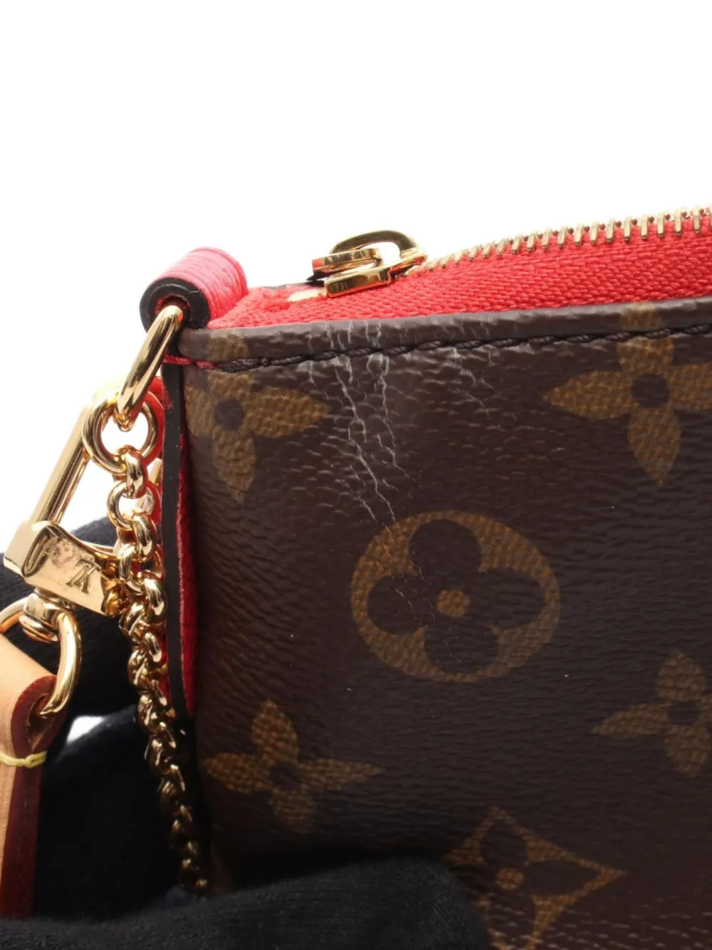 Pre-owned Louis Vuitton 2016 Pallas Clutch Bag In Brown