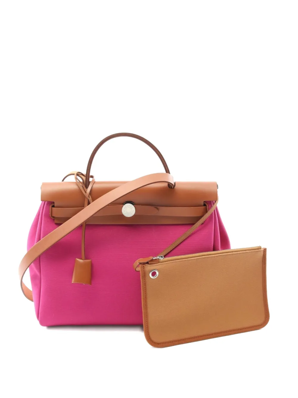 Hermès Pre-Owned 2020 ジップ PM ハンドバッグ - ピンク Hermès Pre-Owned 2020 ジップ PM ハンドバッグ - ピンク