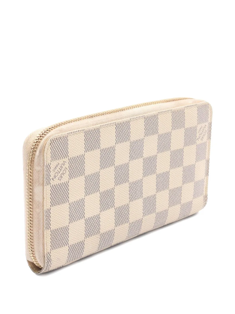 Pre-owned Louis Vuitton 2015 Zippy Wallet In Neutral