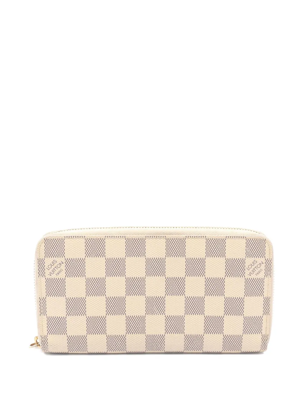 Pre-owned Louis Vuitton 2015 Zippy Wallet In Neutral