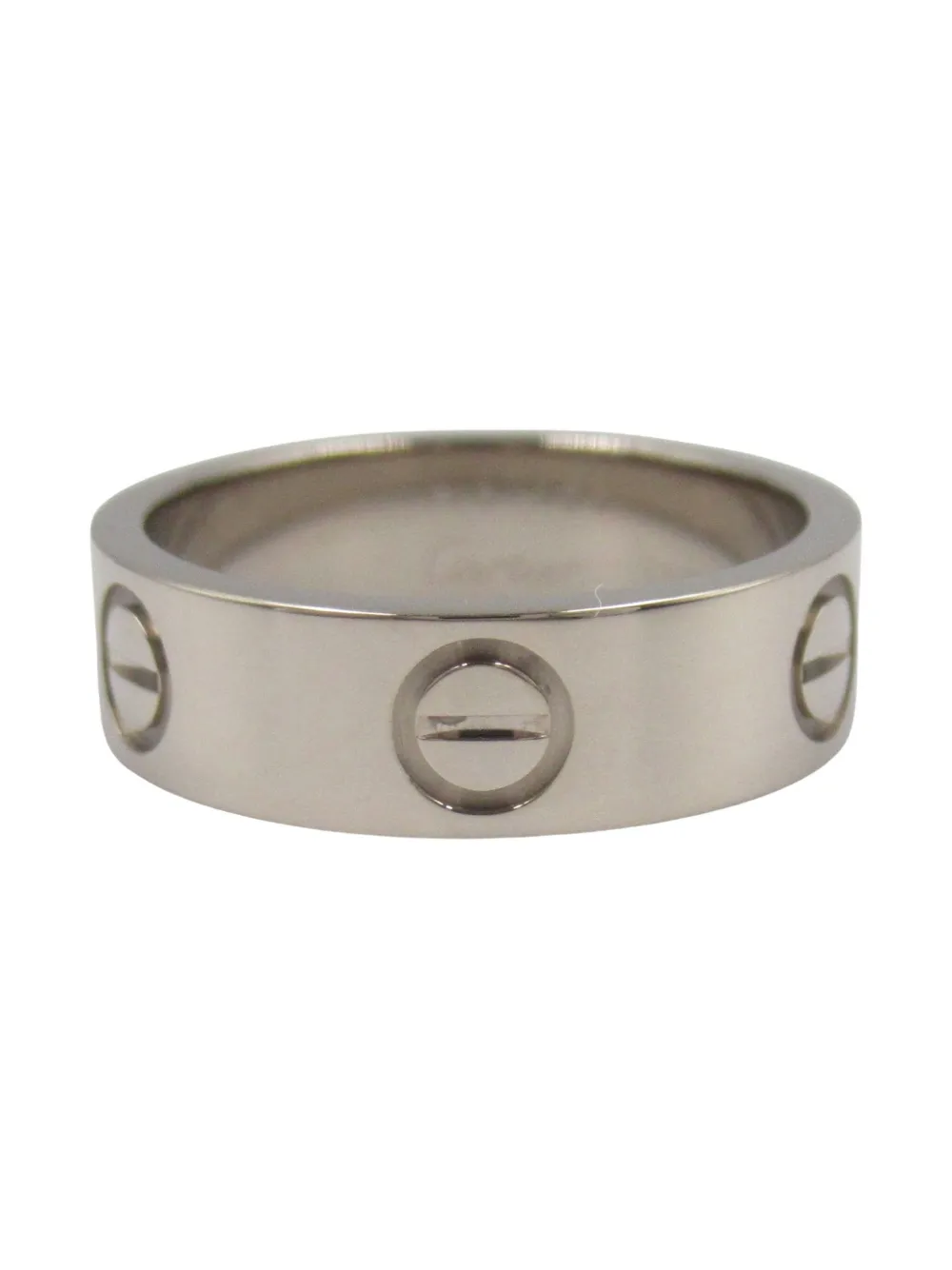 Cartier Anello Love in oro bianco 18 carati anni 2010 - Argento