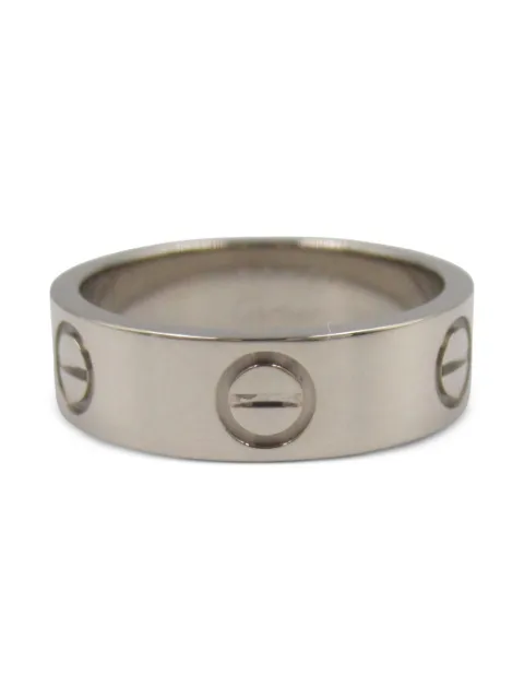 Cartier 2010s 18K white gold Love ring
