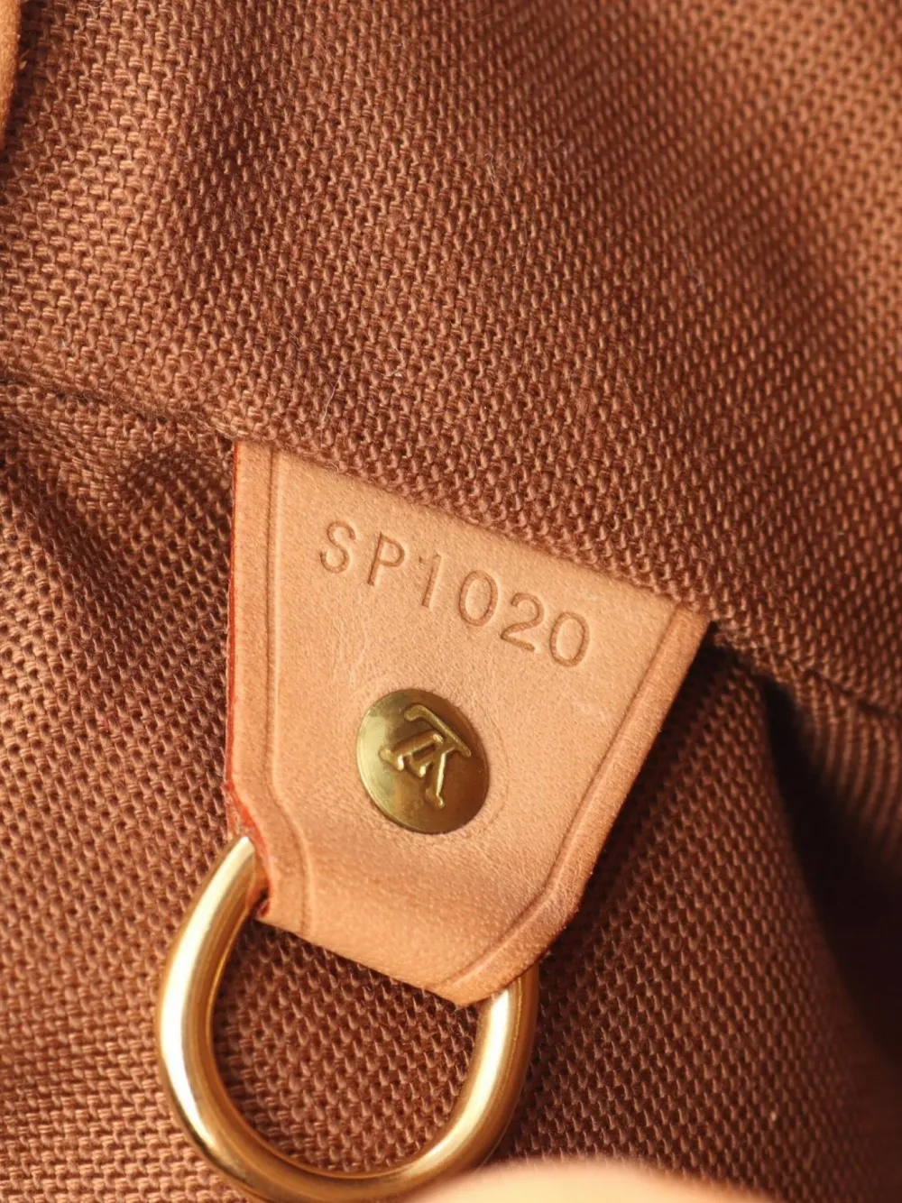 Pre-owned Louis Vuitton 2000 Montsouris Mm Monogram Leather Backpack In Brown
