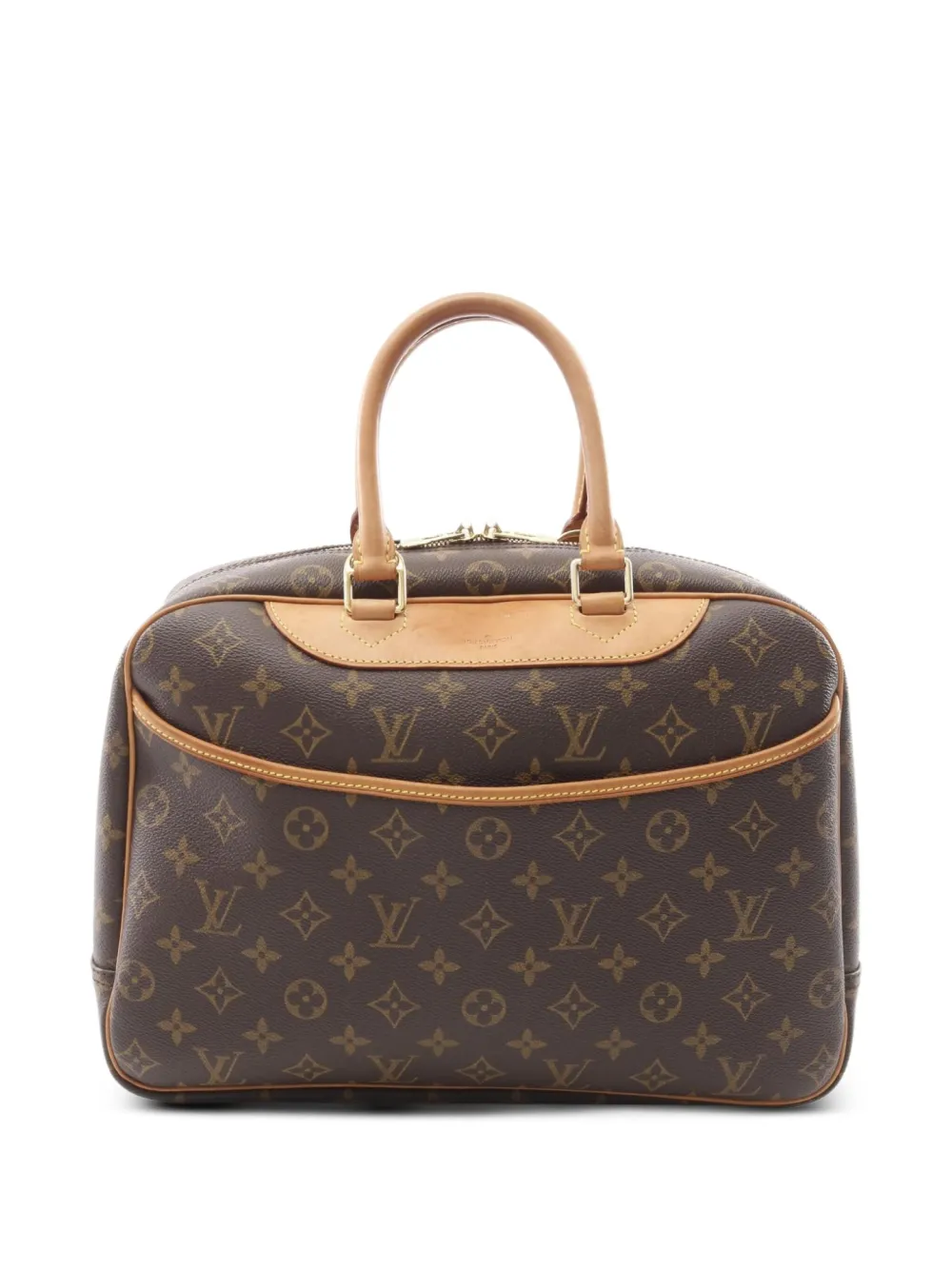 Louis Vuitton Pre-Owned 2002 Deauville bowling monogram handbag | Brown | Image 1